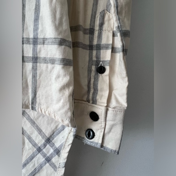 NWT Quarterly kids shirt blouse tunic plaid checkered - Picture 3 of 5